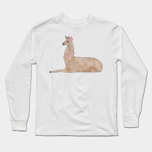 Lazy Pretty Llama Long Sleeve T-Shirt